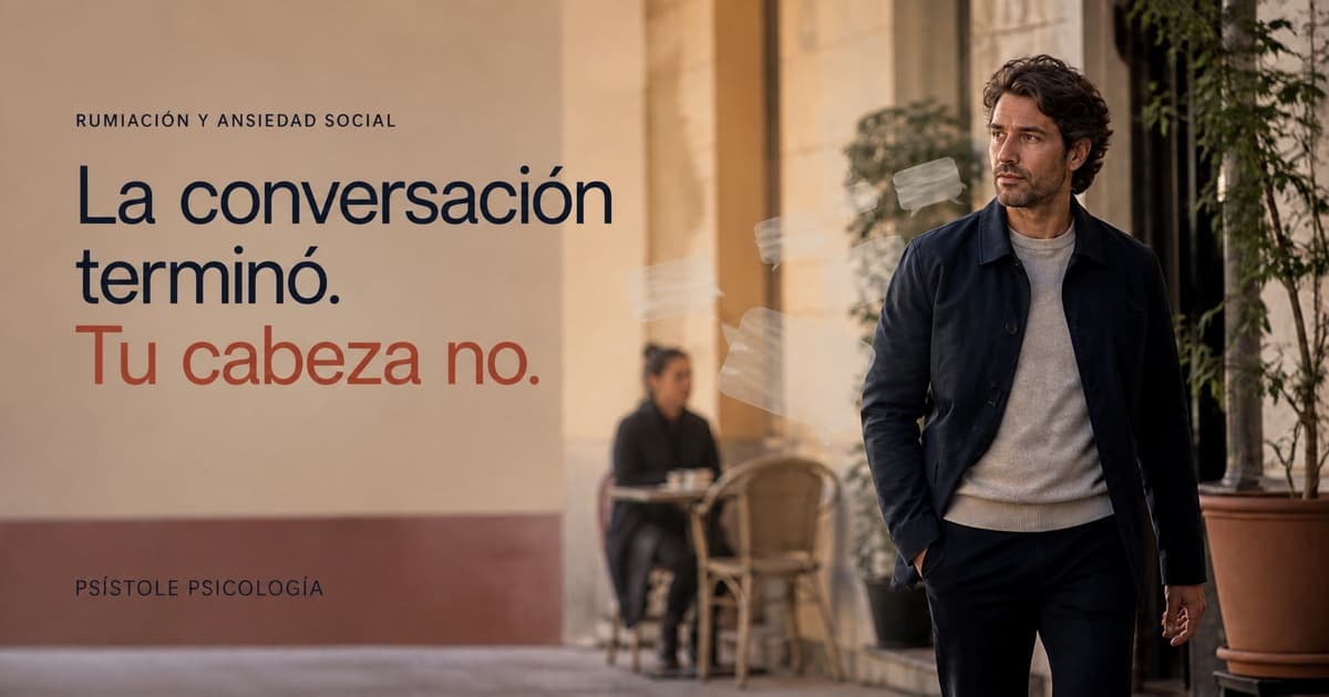 Por qué doy vueltas a una conversación: ansiedad social